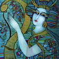 Harp in blossom